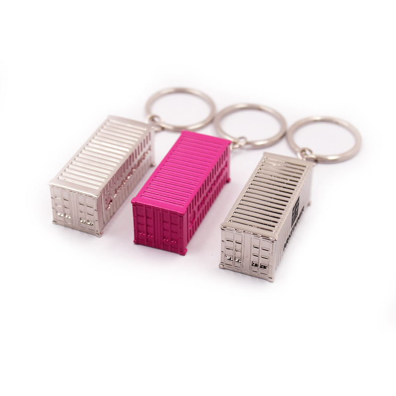 Breloc din aliaj de zinc, model dreptunghiular de camion, design modern minimalist