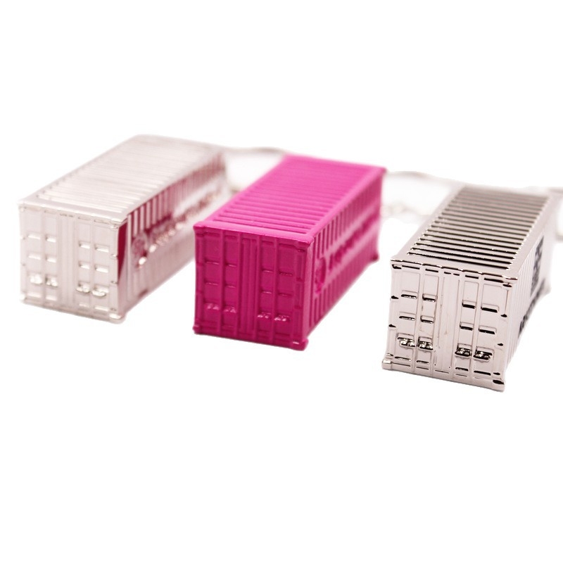 Breloc din aliaj de zinc, model dreptunghiular de camion, design modern minimalist