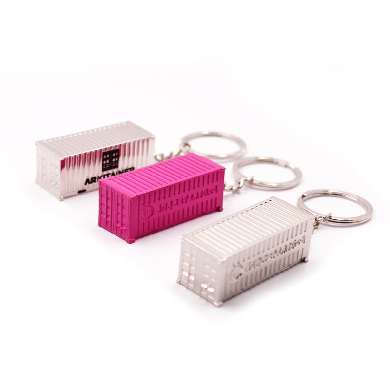 Breloc din aliaj de zinc, model dreptunghiular de camion, design modern minimalist