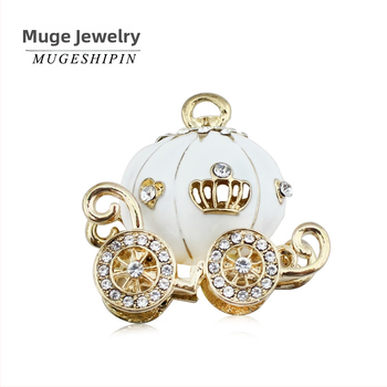 Pandantiv cheie DIY din aliaj cu model dovleac-camion, finisaj cu picurare de ulei, material aliaj, stil pastoral