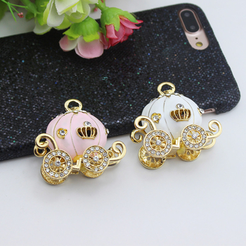 Pandantiv cheie DIY din aliaj cu model dovleac-camion, finisaj cu picurare de ulei, material aliaj, stil pastoral