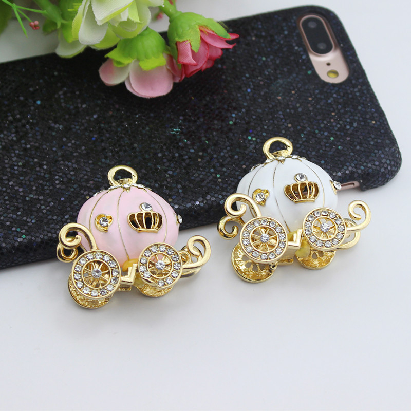 Pandantiv cheie DIY din aliaj cu model dovleac-camion, finisaj cu picurare de ulei, material aliaj, stil pastoral