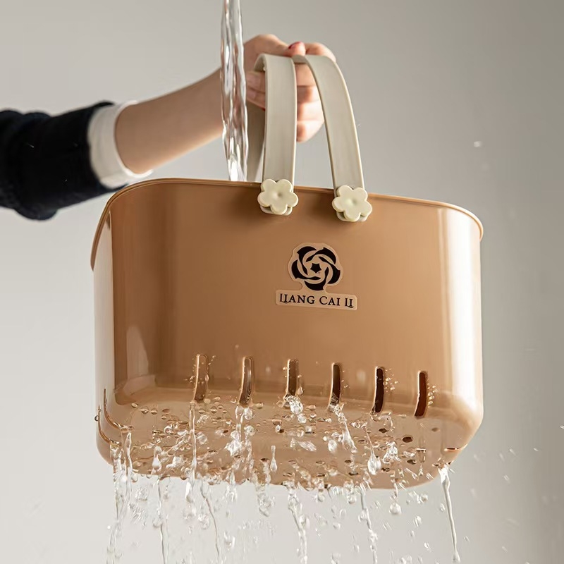 Yuechen premium products PP pravokutna košara za kupaonicu za pohranu kozmetike i potrepštinama, moderni minimalistički dizajn