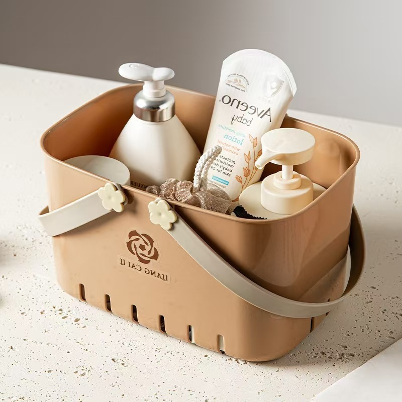 Yuechen premium products PP pravokutna košara za kupaonicu za pohranu kozmetike i potrepštinama, moderni minimalistički dizajn