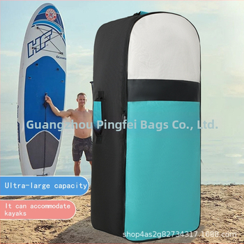 Nafukovacia SUP doska s batohom, PVC materiál, Stand Up Paddle pre vodné športy, prispôsobenie loga