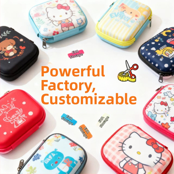 Geantă EVA cu fermoar pentru rechizite; spațiu pentru pixul de traducere și pixul de citire; husă de protecție pentru dispozitiv de învățare; portabilă; Material: EVA; Model: 018; Capacitate de încărcare: 1 kg; Personalizabil