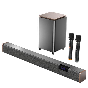 Bluetooth kućni kino sustav sa stereo surround zvukom, karaoke, dualni mikrofoni, bežični set