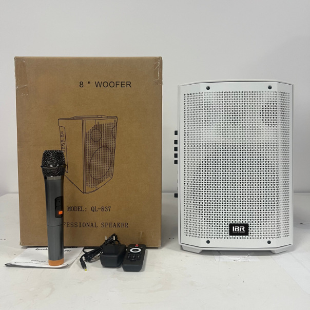 Sistem boxe Bluetooth pentru karaoke cu baterie încorporată, set cu 2 difuzoare, 50W, Bluetooth 5.3, 20Hz–20kHz, SNR ≥85dB