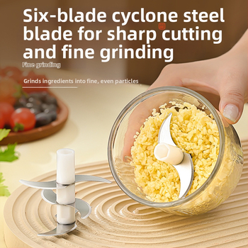 Elektrická lis na cesnak, USB nabíjateľná, multifunkčná na cesnakovú pastu