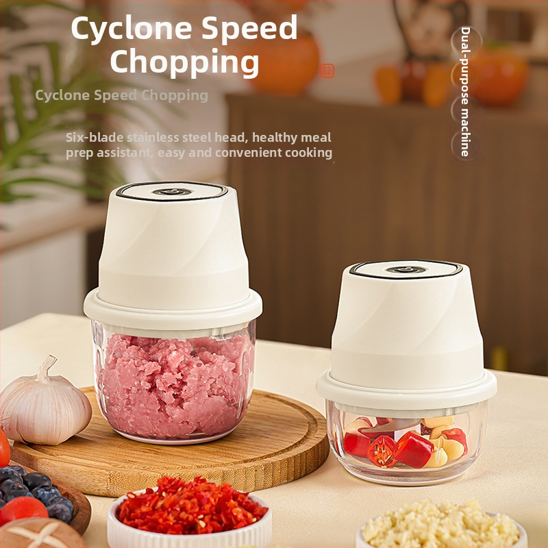 Elektrická lis na cesnak, USB nabíjateľná, multifunkčná na cesnakovú pastu