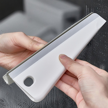 KM ръчен двустранен чистач за стъкло и огледала, домашно ползване, материал PP/TE