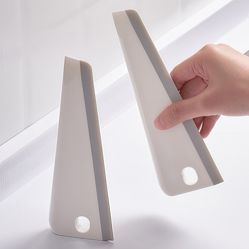 KM ръчен двустранен чистач за стъкло и огледала, домашно ползване, материал PP/TE