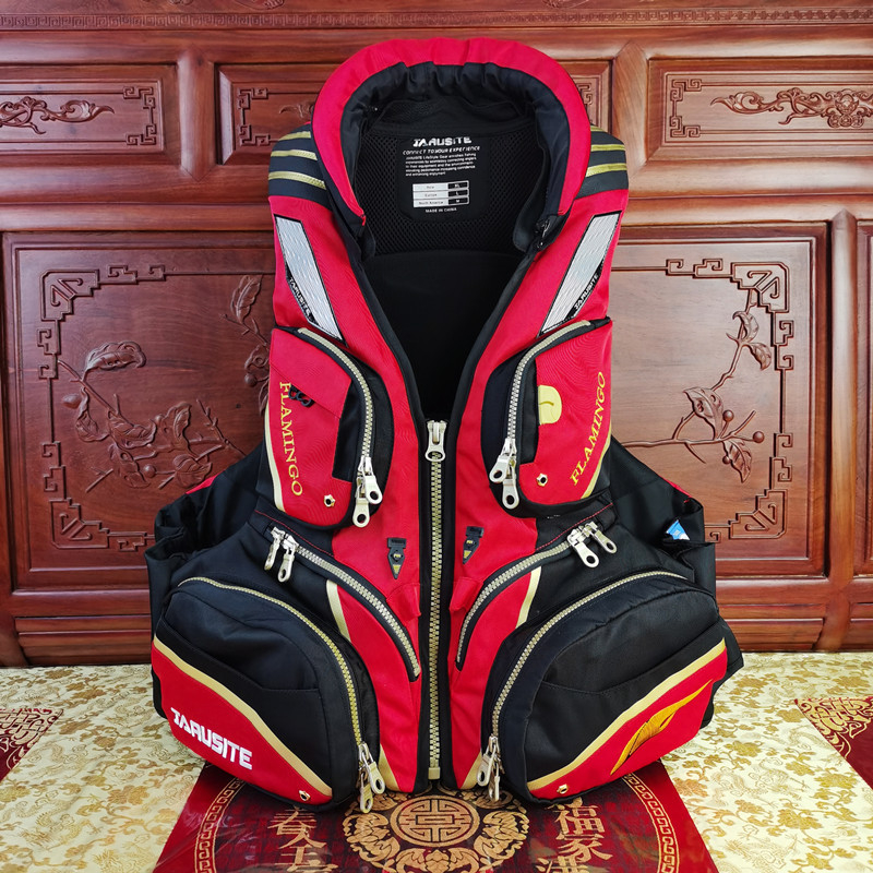 Jarest σωσίβιο γιλέκο, πολυλειτουργικό με μεγάλη πλευστότητα, νάιλον, αποσπώμενο, για ψάρεμα