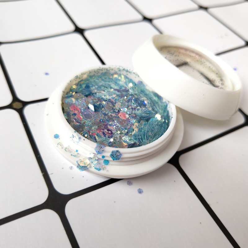 Пайети за маникюр с променящ се цвят и гланцов финиш; Материал: пайети; Произход: Гуанчжоу; Бранд: Qian Zi's Pampered Wife