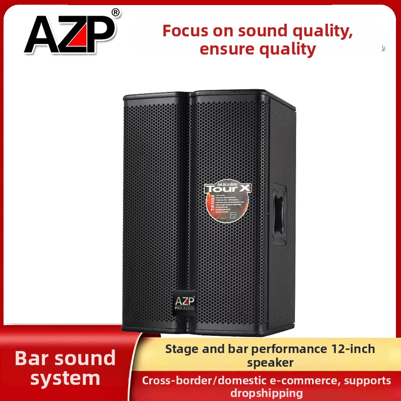 AZP TX1122 HiFi reproduktor - 800W, 60Hz-15kHz, 2-kanál, pripojenie cez reprodukčný kábel