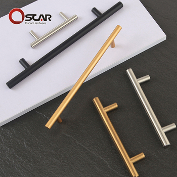 Drška za vrata ormara od nehrđajućeg čelika, Oscar, model 15, moderni minimalistički stil, okruglog oblika cijevi