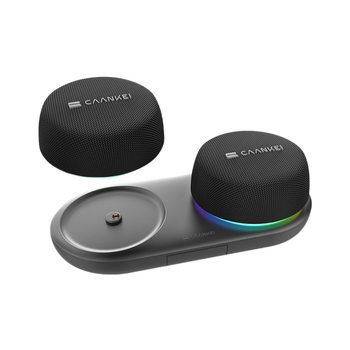 Bežični Bluetooth zvučnik s bazom, 2 zvučnika, 8W, domet do 10 m, IPX5, Bluetooth 5.3