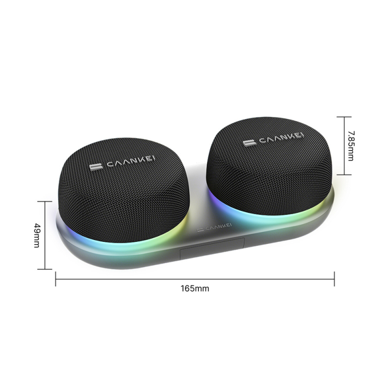 Bežični Bluetooth zvučnik s bazom, 2 zvučnika, 8W, domet do 10 m, IPX5, Bluetooth 5.3