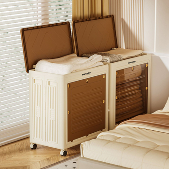 Κουτί αποθήκευσης, μεγάλης χωρητικότητας, αναδιπλούμενο, προστασία από σκόνη, με ρόδες, μοντέλο 8116