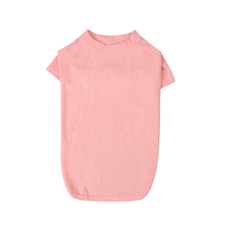 Кучешка тениска от чист памук, къс ръкав за пролет и лято