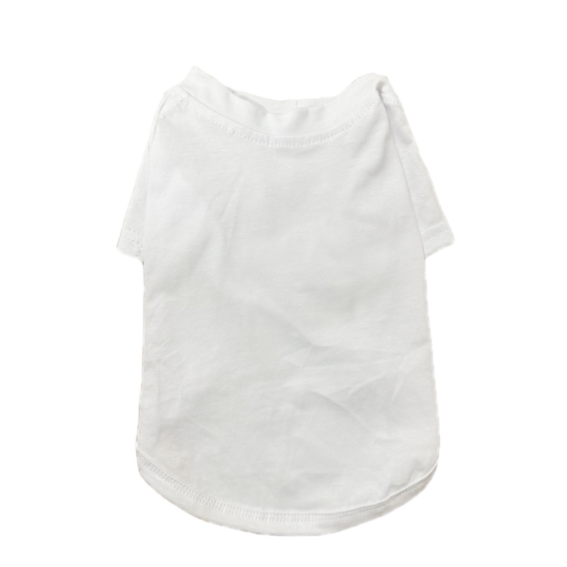 Кучешка тениска от чист памук, къс ръкав за пролет и лято