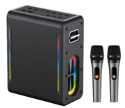 Vanjski Karaoke Bluetooth zvučnik 40W, Bluetooth 5.3, ugrađena baterija 4000–6000mAh, IPX4 otporan, frekvencijski raspon 40Hz–20kHz