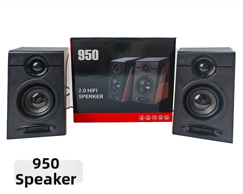 First Sight Model 950 difuzoare desktop multimedia, 2.0 stereo, putere maximă 6W, intrare 5V, interfață USB/AV