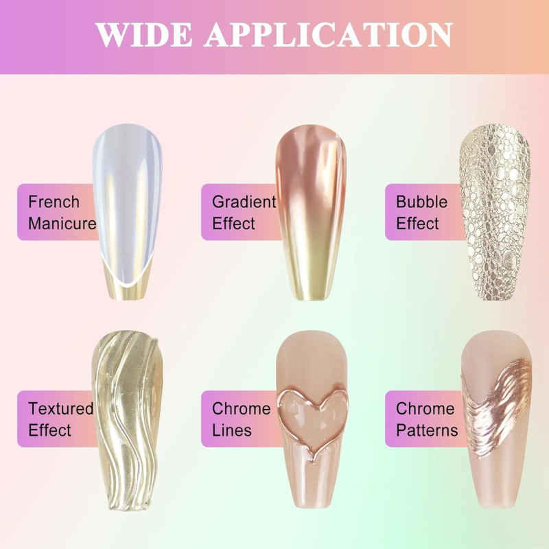 Глитър прах за нокти – квадратен модел, блестящ стил, серия Принцеса, базова опаковка