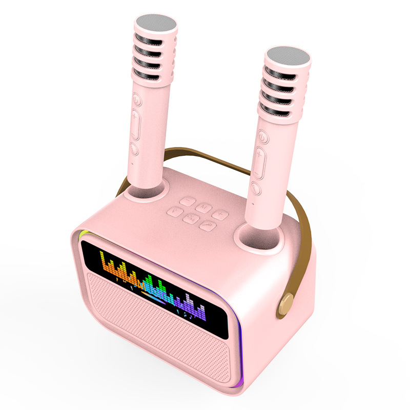 All-in-One karaoke mikrofon s tekstovima, Bluetooth, 4×5W zvučnici, ugrađena baterija 1000–1200mAh
