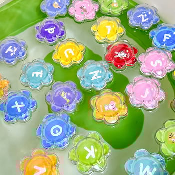 Πλωτό παιχνίδι μπάνιου για βρέφη — πρώιμη εκπαίδευση με αναγνώριση γραμμάτων και αριθμών, θεματολογία με ζώα, πλαστικό υλικό, για ηλικίες 0–3 ετών