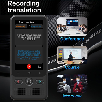 Prenosný inteligentný offline prekladač – slúchadlo, 138 jazykov, Android OS, Bluetooth, dosah 10 m