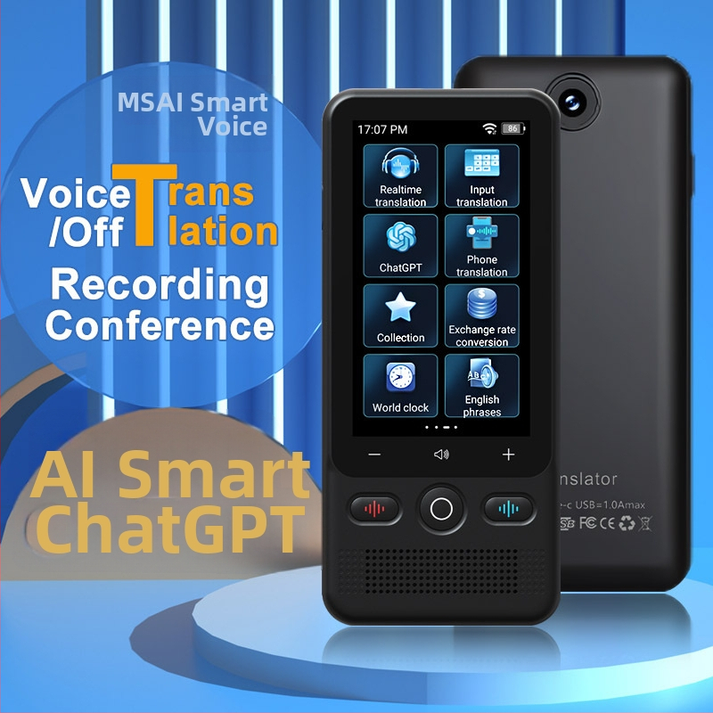 Prenosný inteligentný offline prekladač – slúchadlo, 138 jazykov, Android OS, Bluetooth, dosah 10 m