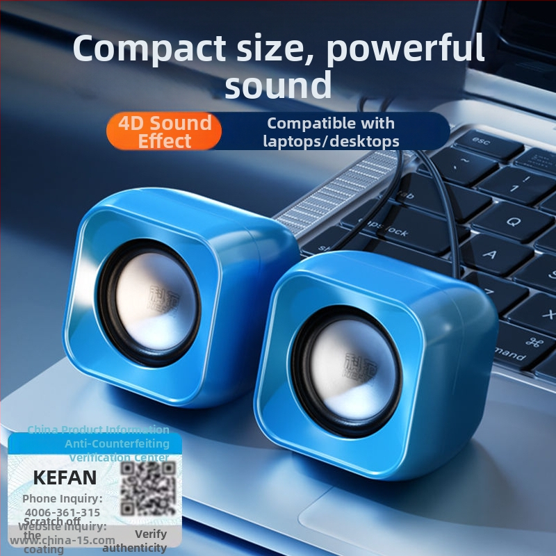 Boxe desktop pentru calculator, cu (2 canale stereo, alimentare USB, intrare 12V, putere 3W, redare MP3)