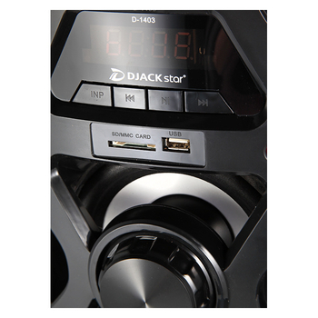 DJACK STAR Sistemă home theater 3.1 canale cu interfață USB, conectivitate wireless, intrare 220V