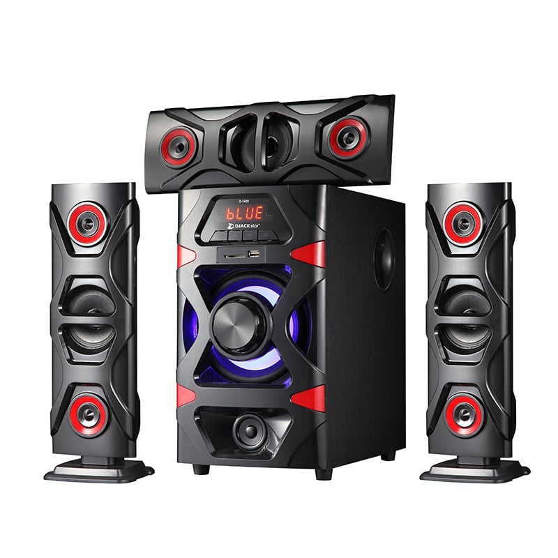 DJACK STAR Sistemă home theater 3.1 canale cu interfață USB, conectivitate wireless, intrare 220V