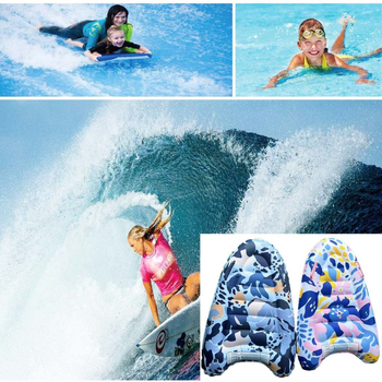 Kültéri felfújható szörfdeszka, hordozható gyermekek úszás tanuláshoz, könnyű vízisí deszka — Anyag: Oxford cloth + PVC; Márka: Huaiyu; Kategória: Egyéb