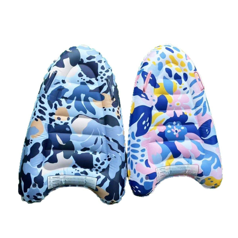 Kültéri felfújható szörfdeszka, hordozható gyermekek úszás tanuláshoz, könnyű vízisí deszka — Anyag: Oxford cloth + PVC; Márka: Huaiyu; Kategória: Egyéb