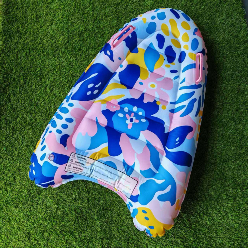 Kültéri felfújható szörfdeszka, hordozható gyermekek úszás tanuláshoz, könnyű vízisí deszka — Anyag: Oxford cloth + PVC; Márka: Huaiyu; Kategória: Egyéb