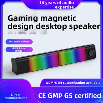 Difuzor Bluetooth pentru birou cu USB 2.0, 2 canale, 10W, sunet 3D