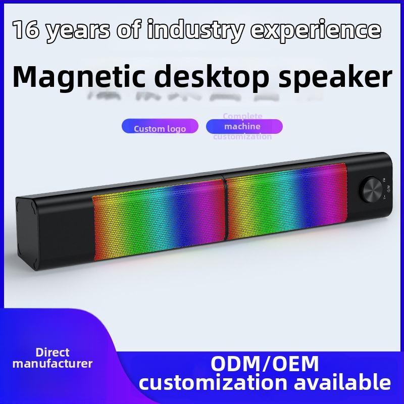 Difuzor Bluetooth pentru birou cu USB 2.0, 2 canale, 10W, sunet 3D