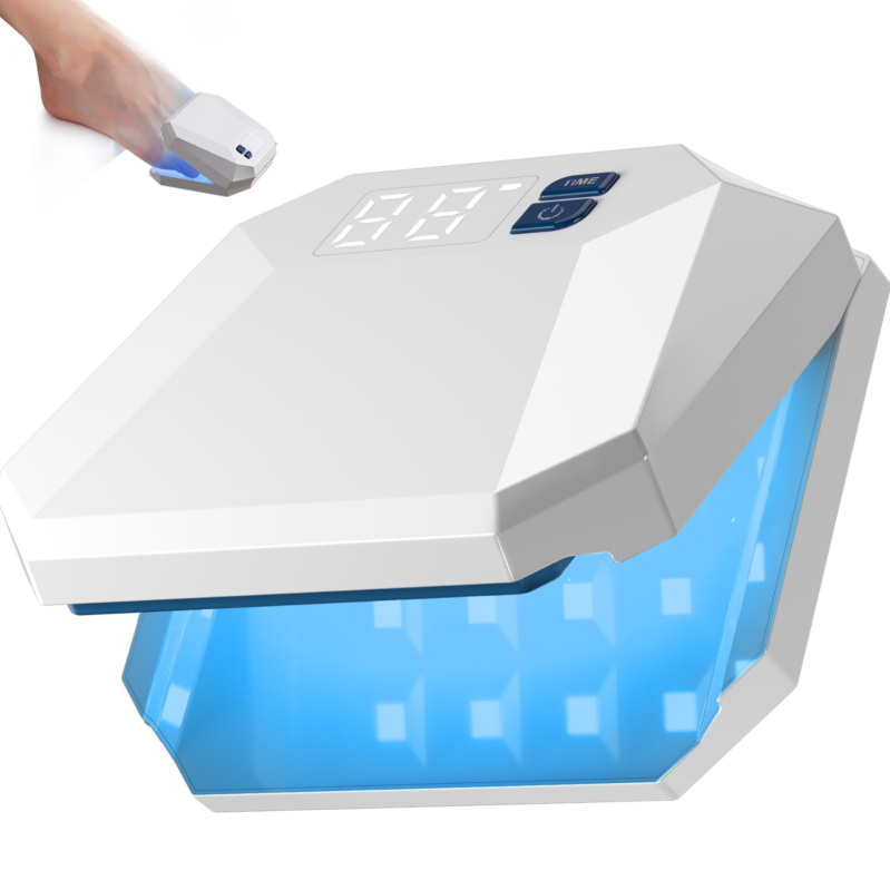 Lampă fototerapie pentru unghii, sprijin pentru infecția fungică a unghiilor - (Model: Nail lamp; Origine: Zhejiang; Tip brand: OEM; Mărci private licențiate: Da; Potrivit pentru întreaga populație)