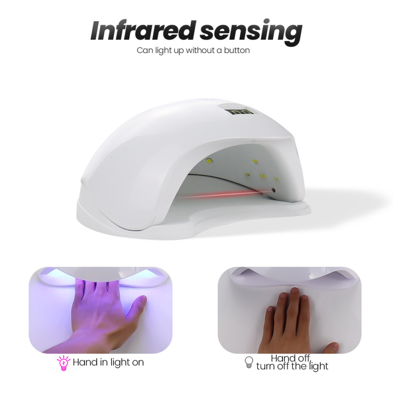 Sun5 körömlámpa LED fototerápiához, 48W, intelligens szenzor, négy szintű beállítás, Modell 11