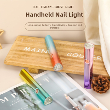 Lampa na nechty, ručná UV lampa na zdobenie nechtov, rýchle sušenie, dobíjateľná, mini reflektor, model Qz-2019