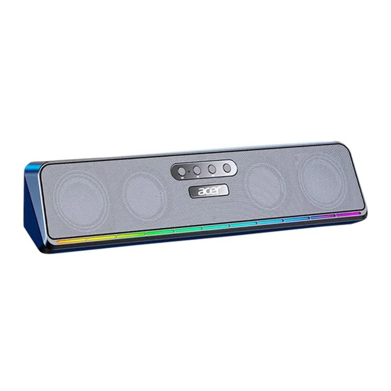 Bară de sunet RGB pentru desktop, conectivitate cablată și Bluetooth, 2.0 canale, model Acer osk120
