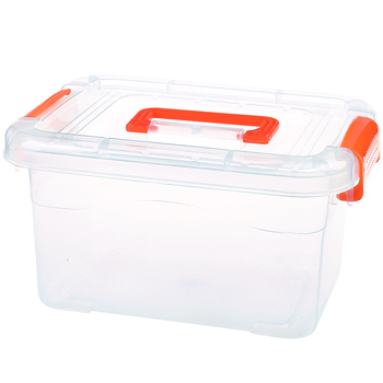 Διαφανές πλαστικό κουτί αποθήκευσης με καπάκι – PP, φορητό, πολλαπλών χρήσεων, ανθεκτικό στη σκόνη και την υγρασία
