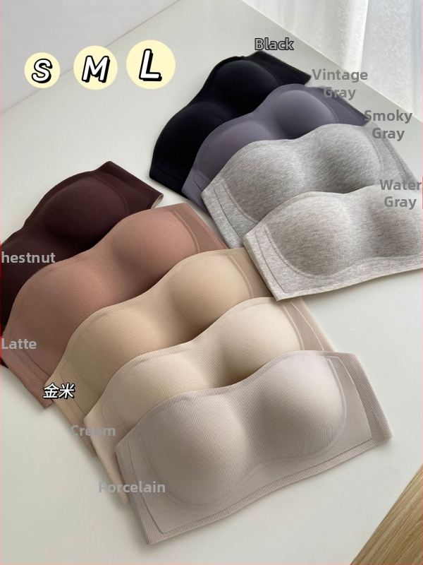 Μπούστο χωρίς τιράντες από Modal, χωρίς ραφές, με πλήρεις κύπελλα, λεπτό μορφοποιημένο σχέδιο, αποσπώμενες διπλές τιράντες, πίσω κούμπωμα με τρεις σειρές αγκιστρώσεων