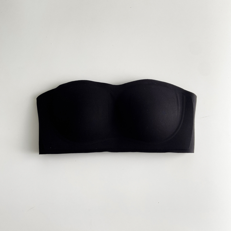 Μπούστο χωρίς τιράντες από Modal, χωρίς ραφές, με πλήρεις κύπελλα, λεπτό μορφοποιημένο σχέδιο, αποσπώμενες διπλές τιράντες, πίσω κούμπωμα με τρεις σειρές αγκιστρώσεων