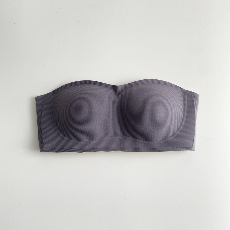 Μπούστο χωρίς τιράντες από Modal, χωρίς ραφές, με πλήρεις κύπελλα, λεπτό μορφοποιημένο σχέδιο, αποσπώμενες διπλές τιράντες, πίσω κούμπωμα με τρεις σειρές αγκιστρώσεων