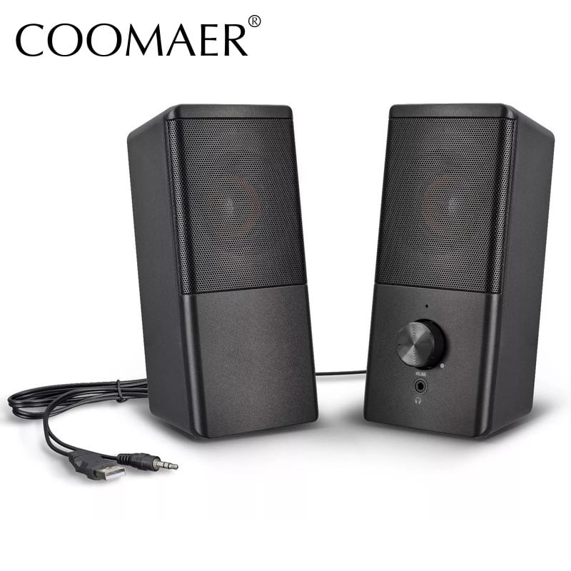 2.0 USB επιτραπέζια ηχεία με μίνι υπογούφερ, 3D surround ήχος, 10W, 4Ω, MP3 αναπαραγωγή