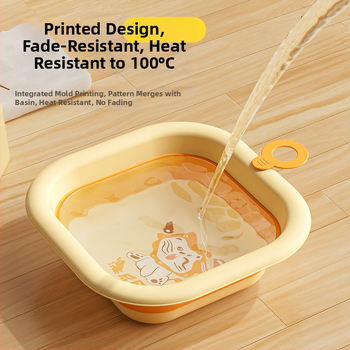 Lighean pliabil pentru copii – bazin din plastic gros, portabil, 180–200 g, lansare primăvară 2025